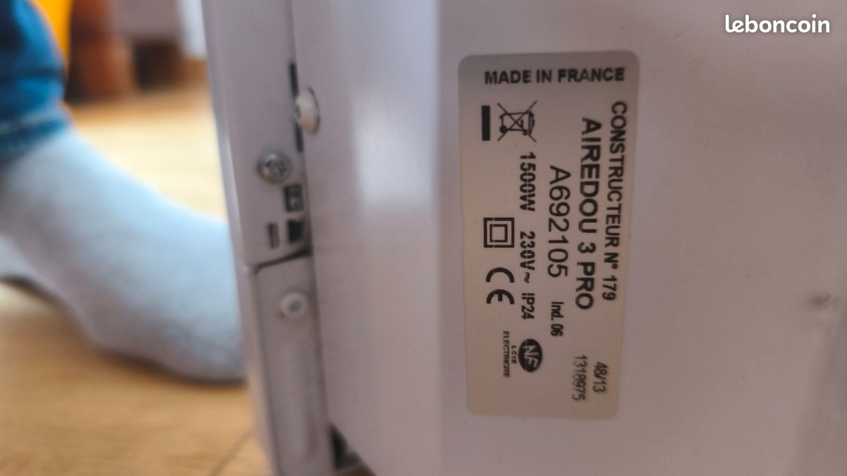 Radiateur Airedou 3 Pro 1500w (image 4)