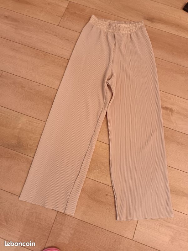Pantalon gaufré Mango (image 1)