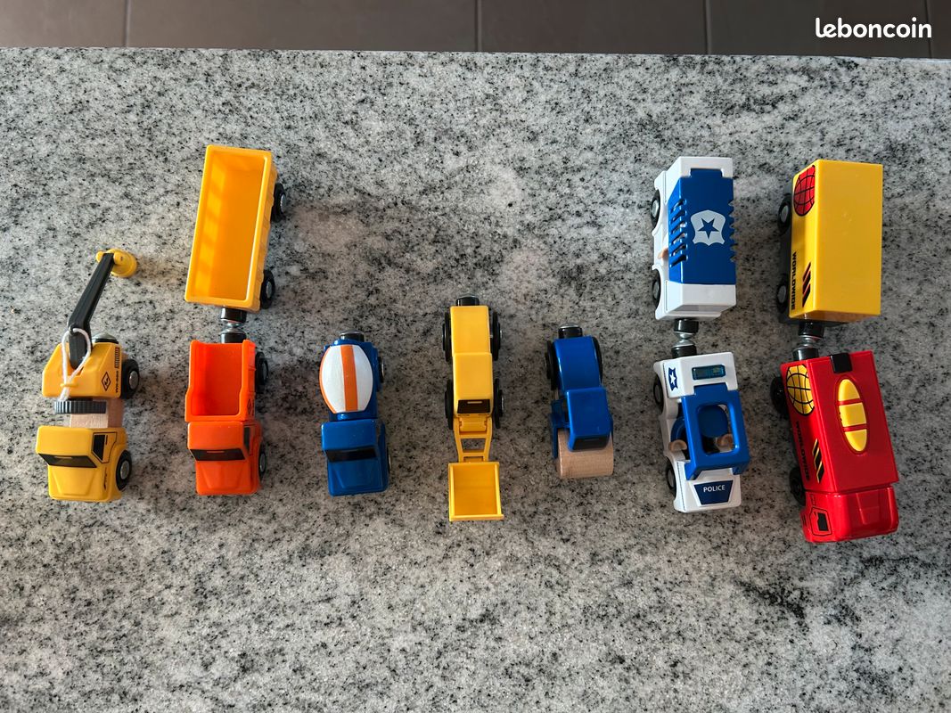 Véhicules Playtime Junior circuit train en bois (image 3)