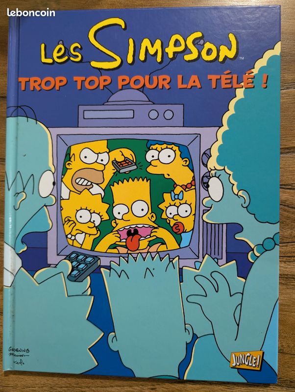 Bd Simpsons Trop tôt pour la télé (image 1)
