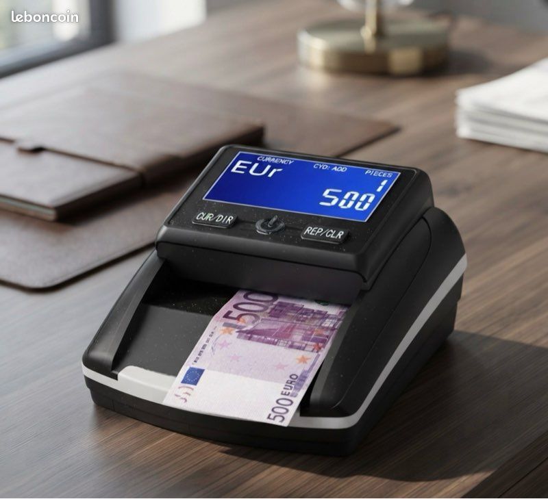 Détecteur et Compteur de Billets Automatique - Professionnel - Neuf (image 1)