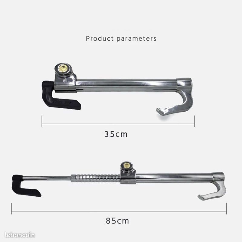 Serrure de volant de voiture antivol, dispositif de voiture, ajustement  universel, longueur réglable - Équipement auto