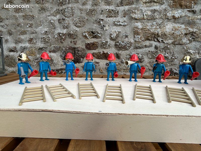 Figurines playmobil de pompiers et son camion (image 2)