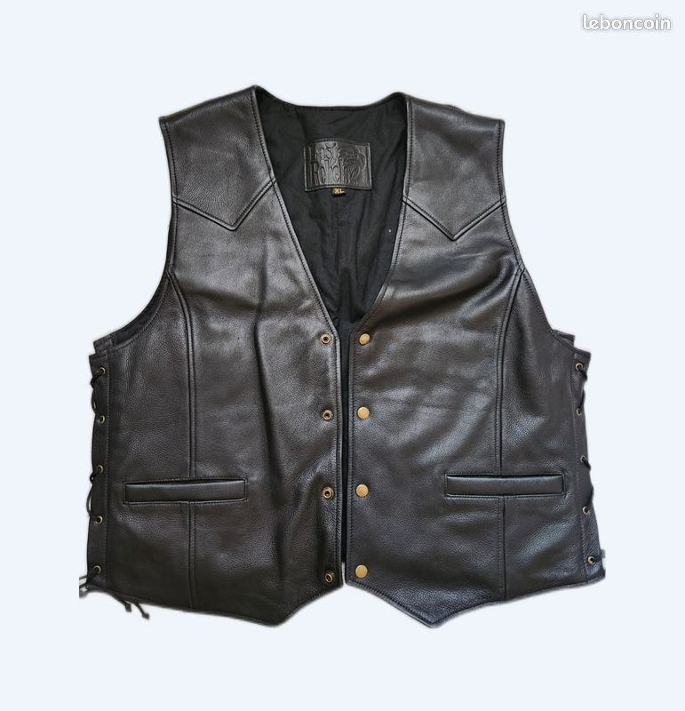 Gillet sans manches cuir Harley Davidson Vêtements