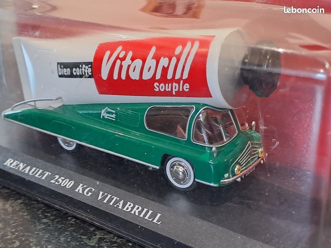 Voiture Miniature Tour De France 1/43 HACHETTE – Renault 2500 Kg Vitabrill, Neuve