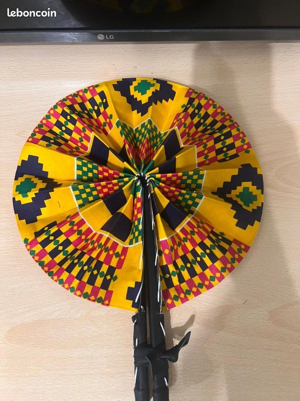 Eventail wax pagne African (image 20)