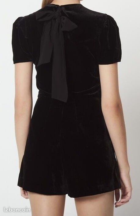 Combinaison Noire Sandro - Taille 40 - Occasion Très Bon état