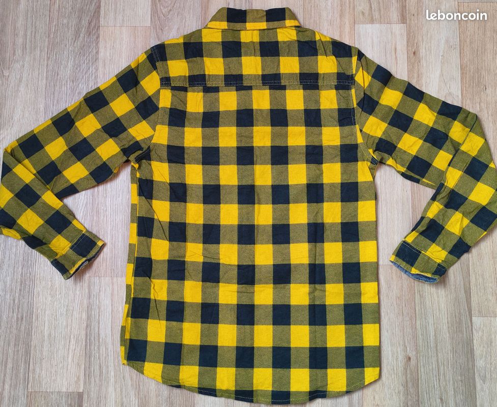 Chemise à carreaux 100% coton (image 5)