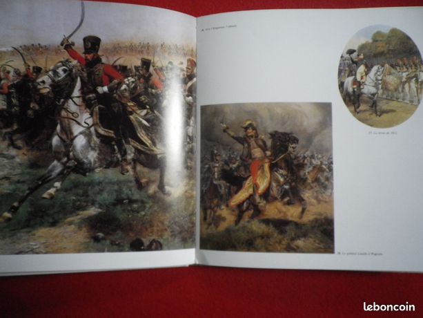 Tableau Toile DÃ©coratif ScÃ¨ne De Bataille NapolÃ©onienne - 50x70 Cm - IdÃ©e Cadeau Militaire