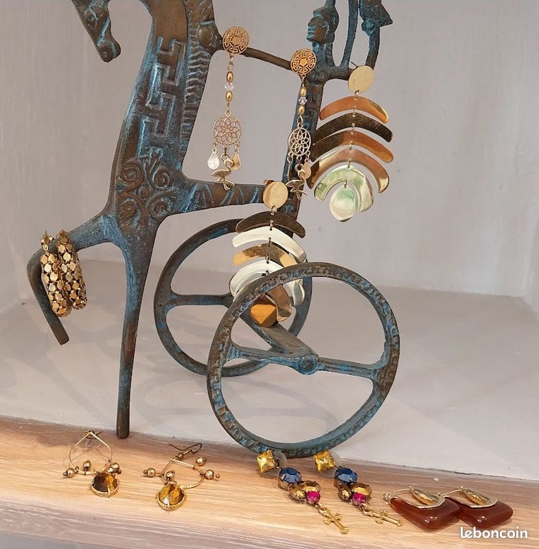 Boucles oreilles fantaisie (image 2)