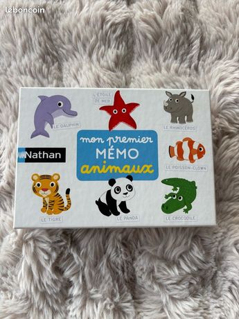 Nathan - Mon Premier Mémo - Animaux | Logique | Librairie MARTIN