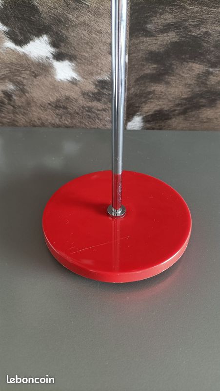 Lampe rouge pour table de nuit pop vintage (image 10)