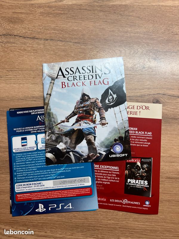Jeu Vidéo Assassin's Creed 4 Black Flag (Ubisoft) Pour PlayStation 4 - Bon état