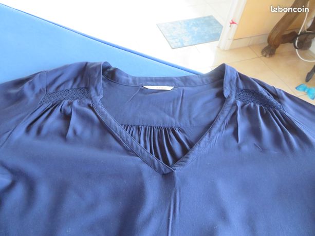 T-shirt Camaieu S : Achat occasion | Tuniques (femme) Camaieu Bleu ciel Très bon état