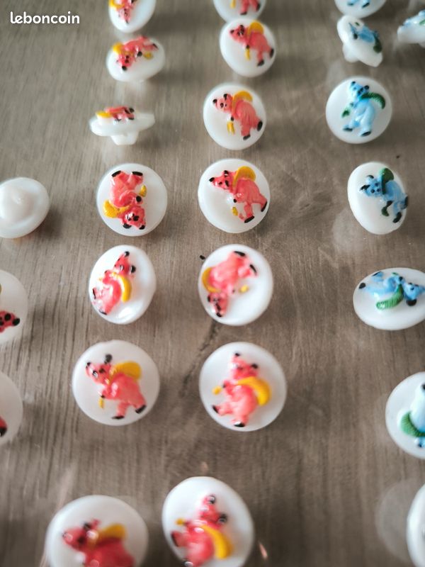 Boutons motif ours (image 2)