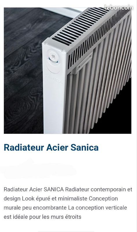Radiateur acier NEUF SANICA 60x120 (image 2)