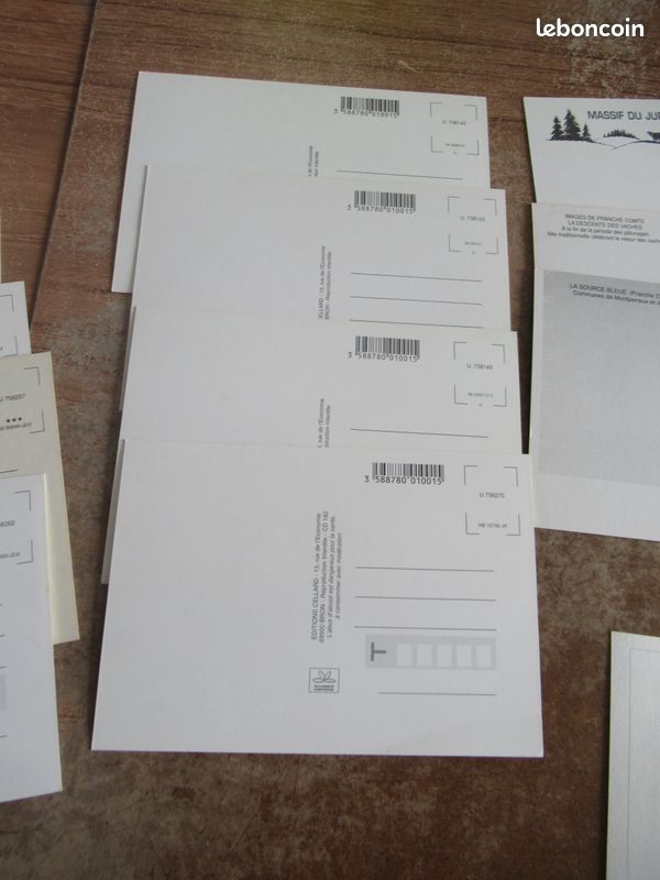 Lot enveloppe et 17 cartes postales de Franche-comté Doubs (image 7)
