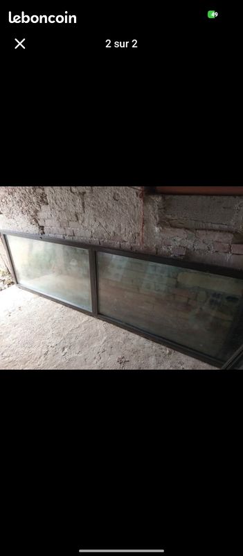 Baie aluminium double vitrage différentes tailles (image 7)