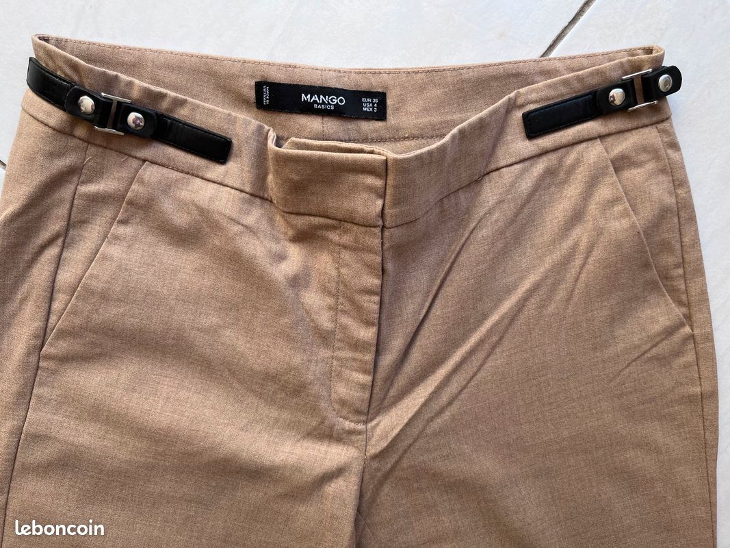 Pantalon fluide mango (image 3)