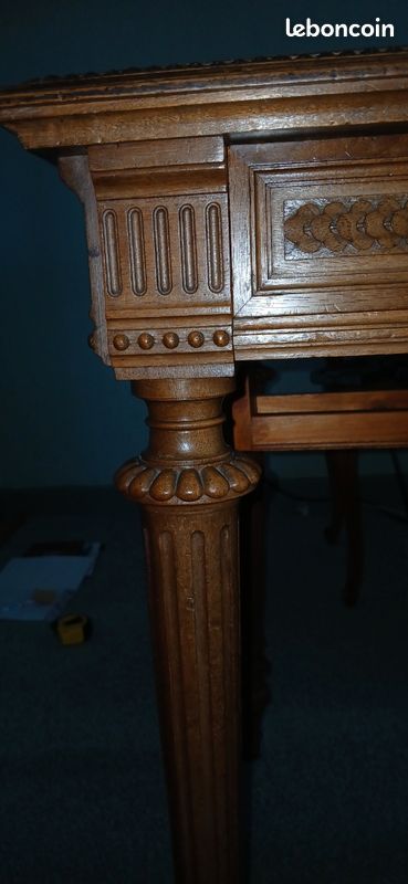 Table bureau fin 19ème style Louis XVI (image 4)
