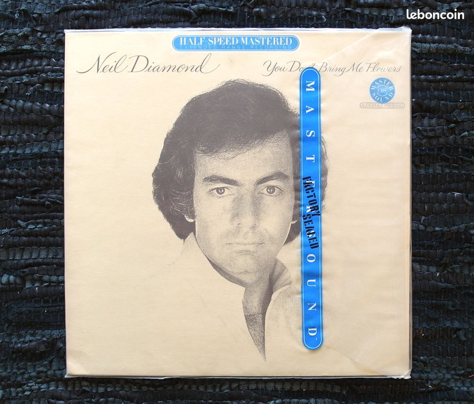 Neil DIAMOND - You Don't Bring Me Flowers • FACTORY SEALED LP • CBS AUDIOPHILE NL-1980 • Disque Vinyle 33T (image 1)