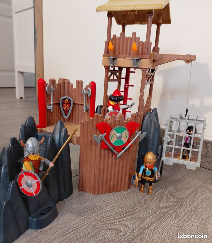 Playmobil 4433 - Forteresse Viking (complet et d'origine) (image 2)