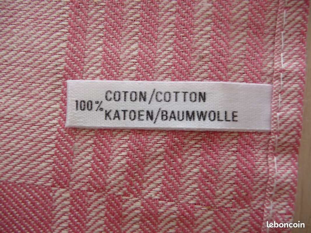 8 serviettes de table Damassées Neuves 100% coton 45 x 45 cm (image 6)