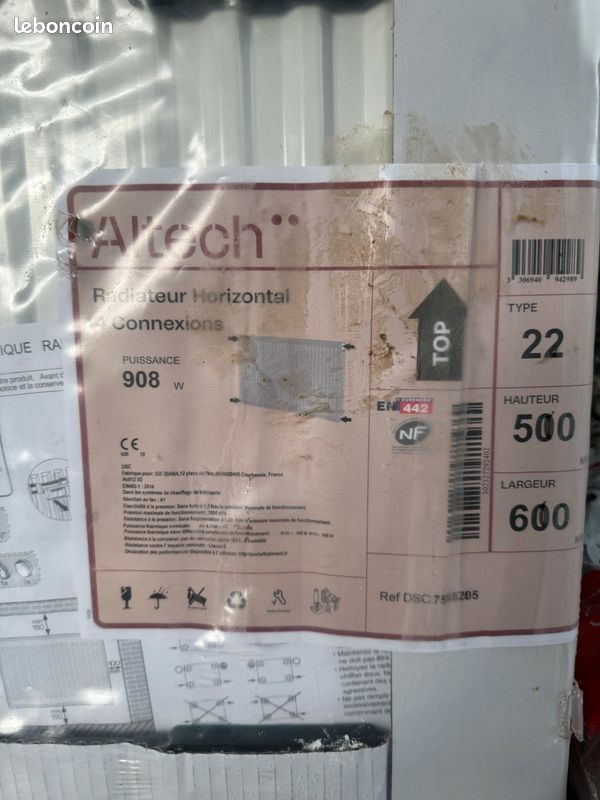 Radiateur eau chaude altech NEUF (image 3)
