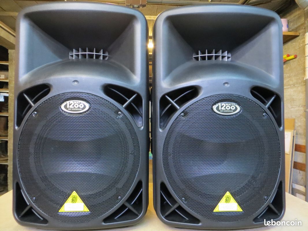 Location enceinte sonorisation amplifiée 850w, parole et musique, haut parleur, sono, entrée micro et line, mixage (image 1)