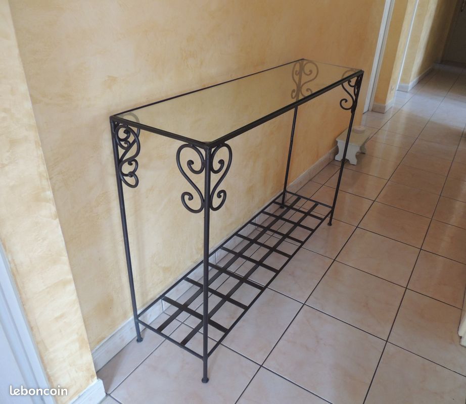 Console en fer forgé (image 1)
