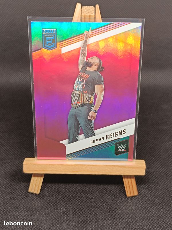 Lot de 3 cartes Panini Donruss Elite Roman Reigns (image 4)