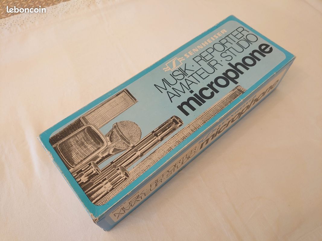 Microphone Vintage MD-41 Avec Boîte Documents – Années 1955, Très Bon état