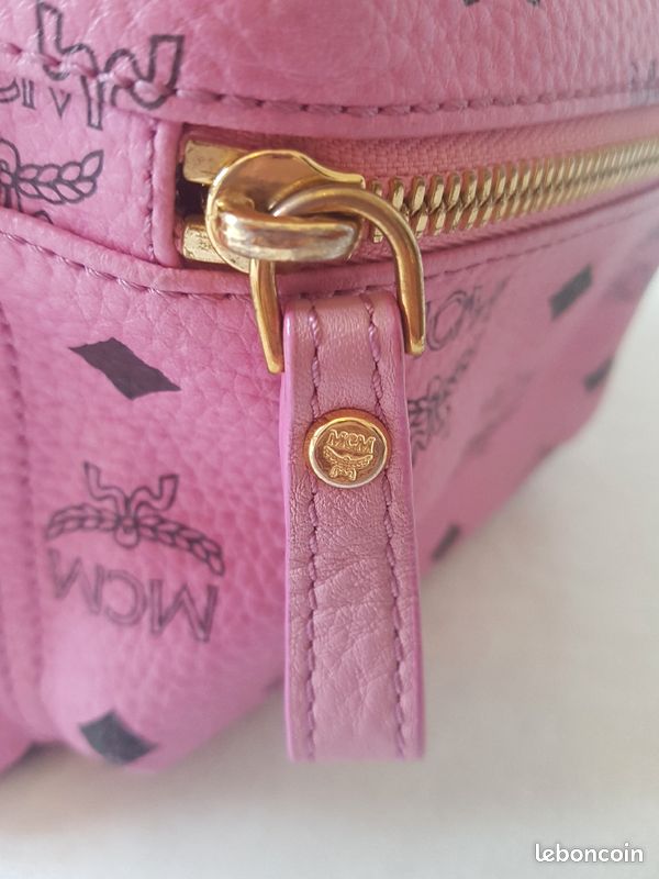 MCM Sac à dos Mini Rose (image 7)