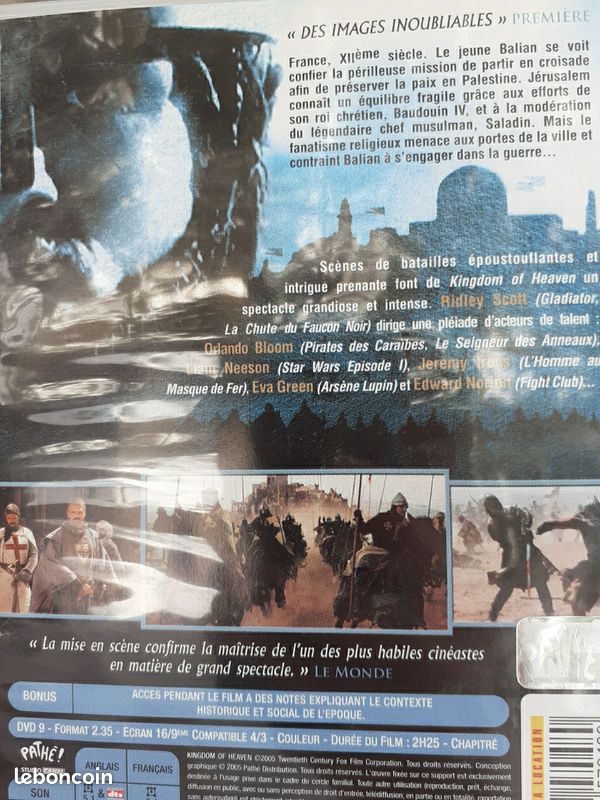 Dvd kingdom of heaven (image 2)