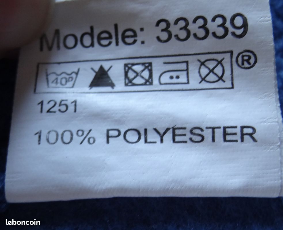 Polo bleu Taille 46-48 (image 4)