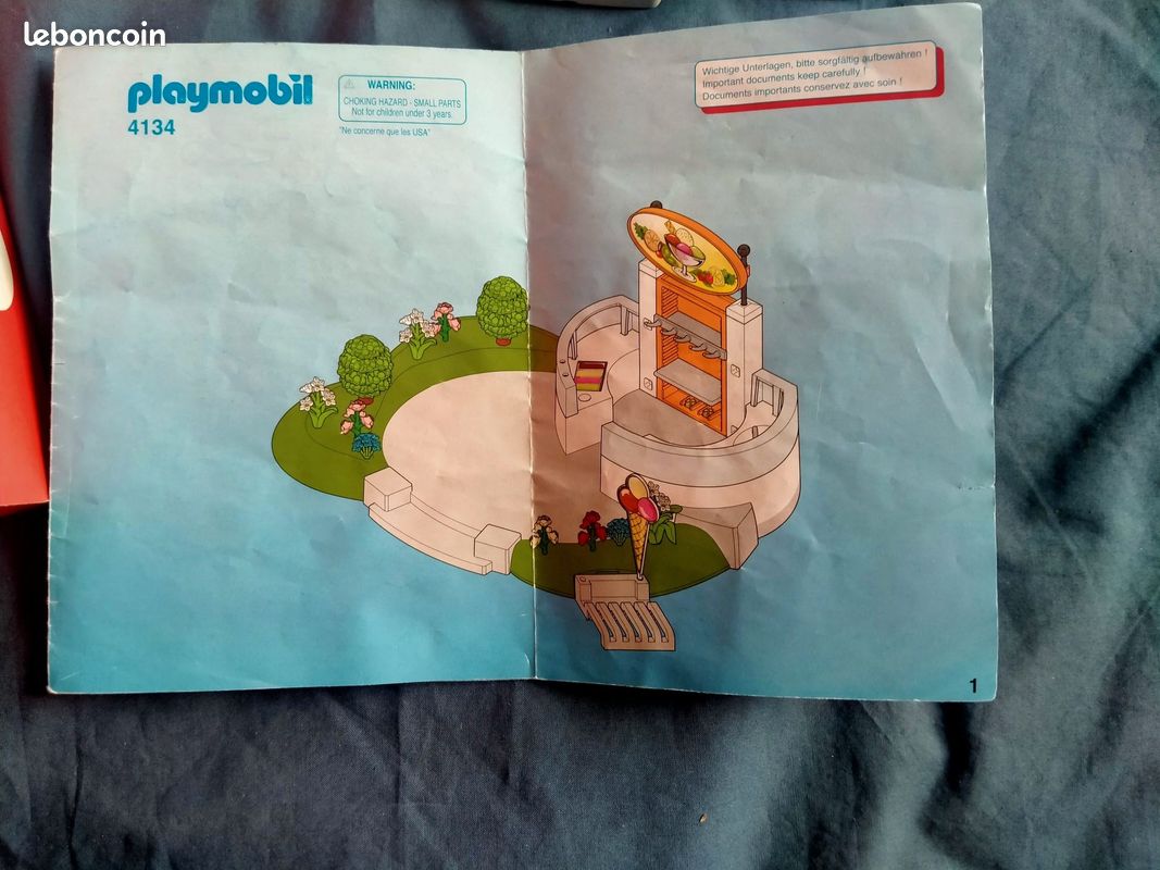 Playmobil, 4134 Eiscreme Salon Eisdiele SuperSet 2 in Baden-Württemberg
