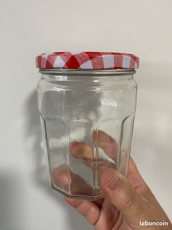 3 pots en verre Bonne Maman • Couvercle vichy rouge • 3 tailles (image 9)