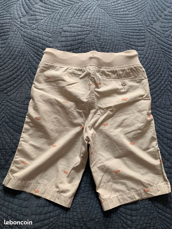 Short Bébé Fille BabyGap - 12-18 Mois - Jaune/vert Fluo - Jean - Neuf Avec étiquettes