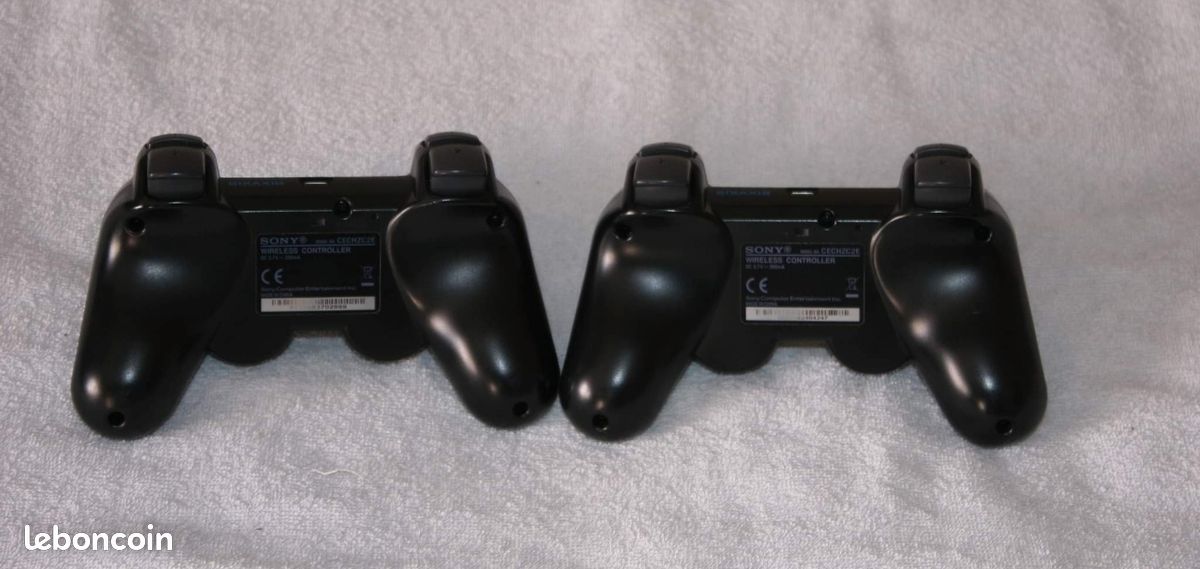 Manettes PS3 Sony officielles – Sixaxis DualShock 3 sans fil+Vibration (image 3)