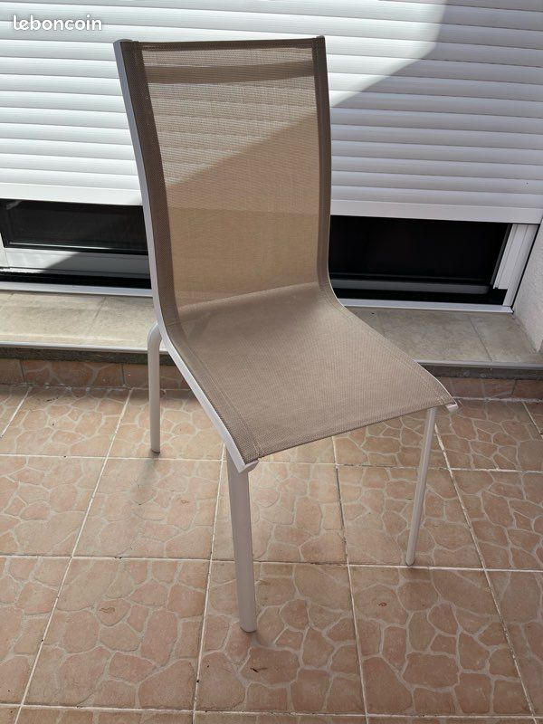 Chaise extérieure, aluminium (image 1)