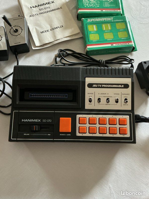 Console de jeux vintage hanimex sd 070 avec cassette multije à Cholet