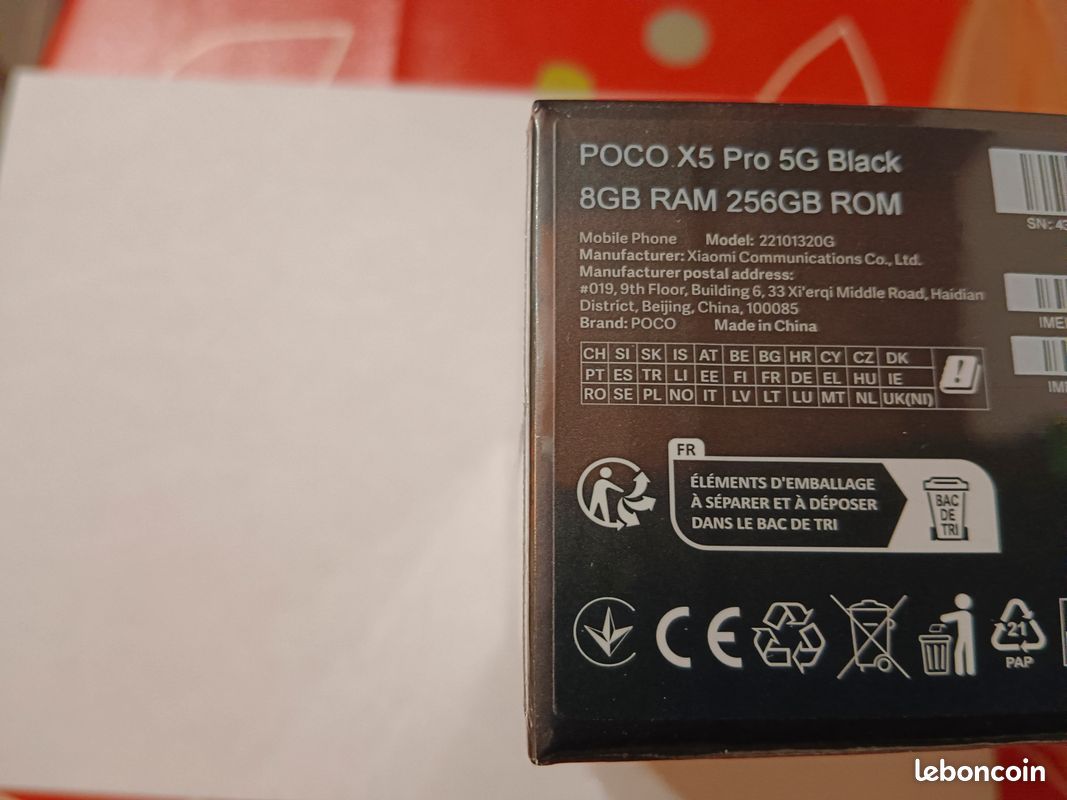 Xiaomi POCO X5 PRO 5G + 2 Coques de protection [Neuf] (image 4)