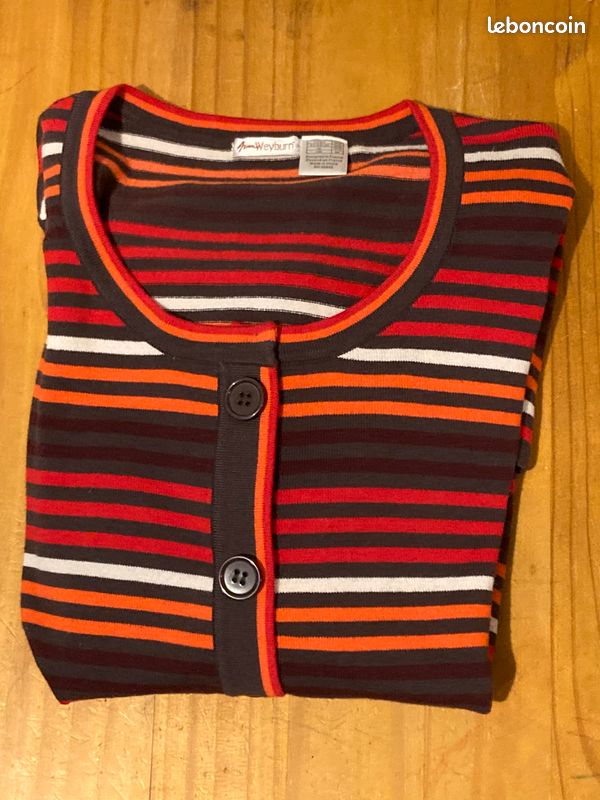 Gilet cardigan à boutons anne weyburn taille 38 40 (image 3)