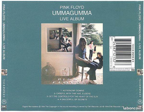 CD - Pink Floyd : Ummagumma (image 6)