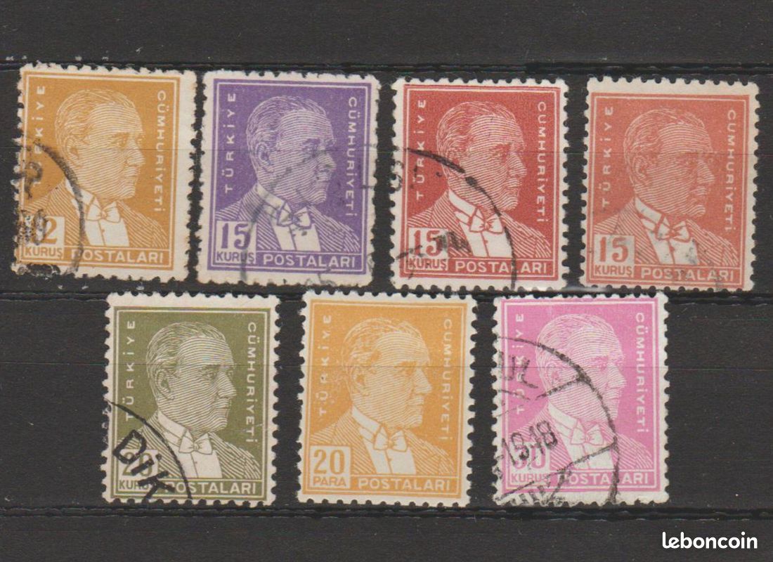 Timbres de Turquie n° 2050-2051, EUROPA 1973, timbres d'Europe