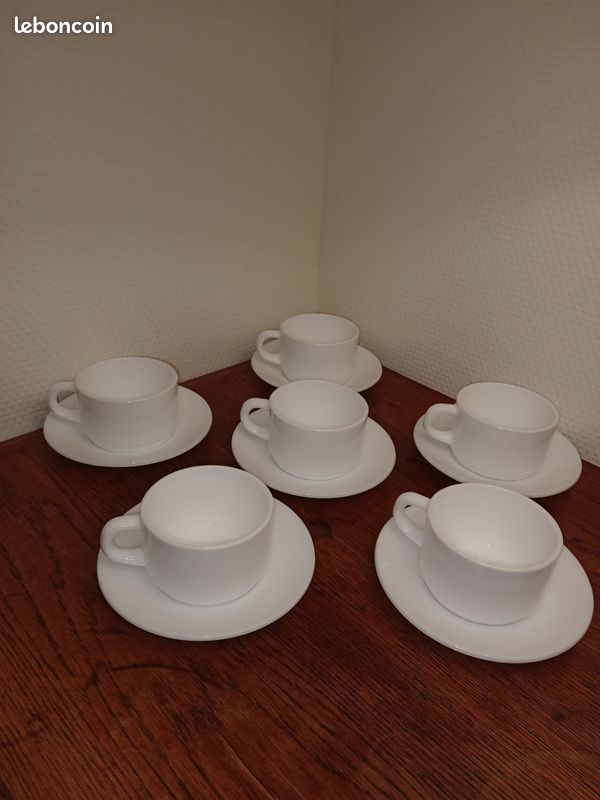 Playmobil Lot de 4 Tasses Blanches