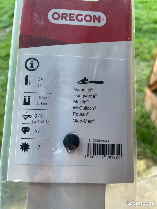 Guide de tronçonneuse + chaîne (image 3)
