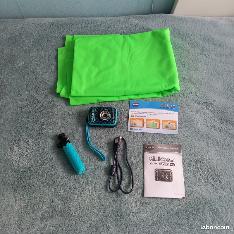 Caméra Kidizoom vidéo studio HD bleu de Vtech (image 1)