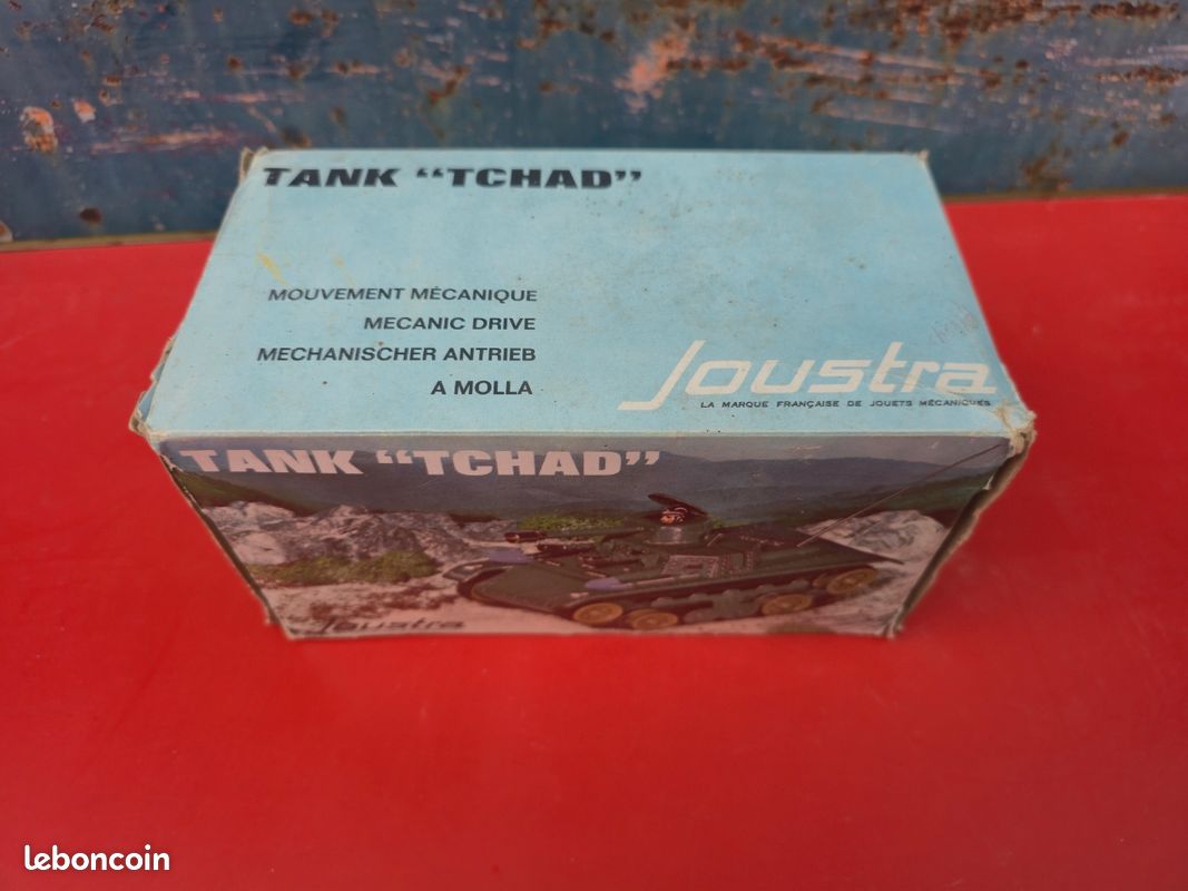 Joustra. tank 700, char, tchad. jouet tôle mécanique à La ette Sur Seine | Clasf jeux