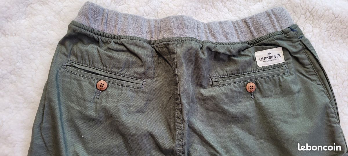 Pantalon QUICK SILVER 16 ans kaki et gris T2Y (image 4)